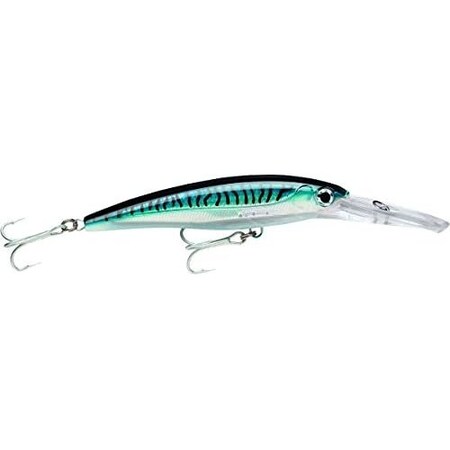 Rapala XRap Magnum 15 Trolling, Deep Diver, 4 34, 1 18 Oz, Silver Blue Mackerel, Floating XRMAG15SBM